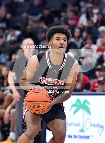Thumbnail 2 in Centennial vs. Modesto Christian (CIF State Open Div. Final) photogallery.