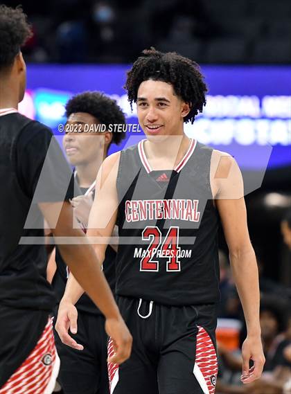Thumbnail 2 in Centennial vs. Modesto Christian (CIF State Open Div. Final) photogallery.