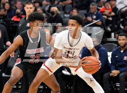 Thumbnail 3 in Centennial vs. Modesto Christian (CIF State Open Div. Final) photogallery.