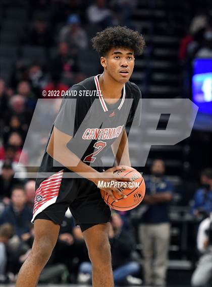 Thumbnail 3 in Centennial vs. Modesto Christian (CIF State Open Div. Final) photogallery.