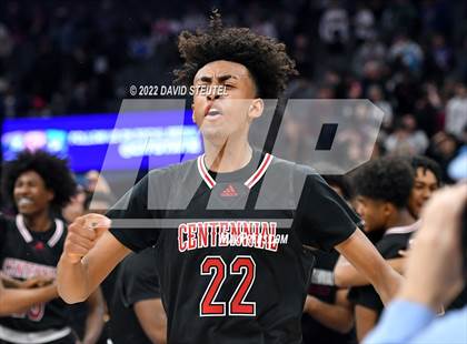 Thumbnail 1 in Centennial vs. Modesto Christian (CIF State Open Div. Final) photogallery.