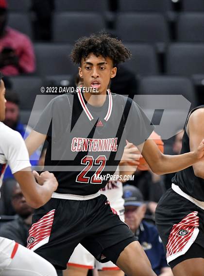 Thumbnail 1 in Centennial vs. Modesto Christian (CIF State Open Div. Final) photogallery.