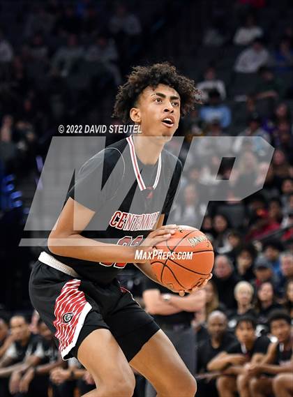Thumbnail 1 in Centennial vs. Modesto Christian (CIF State Open Div. Final) photogallery.