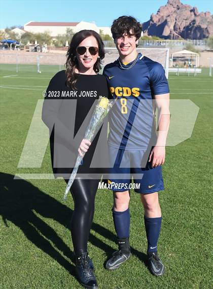 Thumbnail 3 in Phoenix Country Day vs. Phoenix Christian (Senior Night) photogallery.