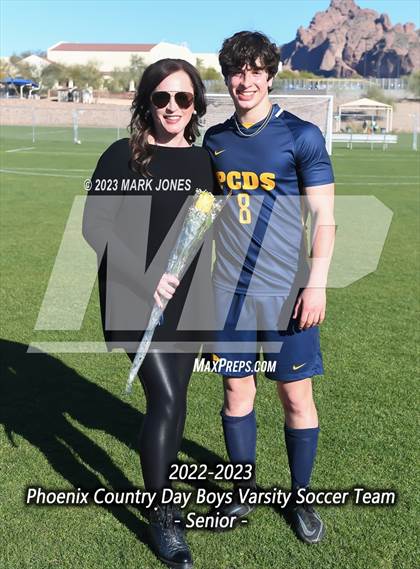Thumbnail 1 in Phoenix Country Day vs. Phoenix Christian (Senior Night) photogallery.
