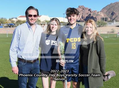 Thumbnail 2 in Phoenix Country Day vs. Phoenix Christian (Senior Night) photogallery.