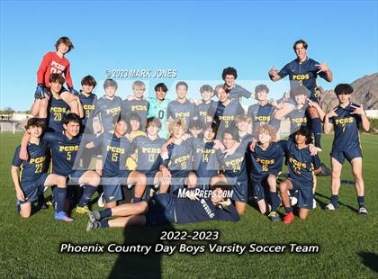 Thumbnail 1 in Phoenix Country Day vs. Phoenix Christian (Senior Night) photogallery.