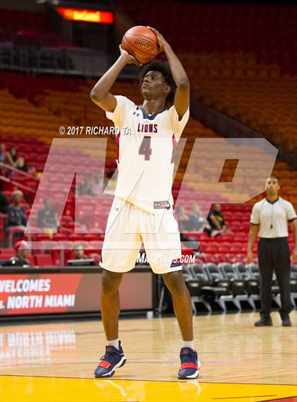 Thumbnail 1 in North Miami vs Westminster Academy (Hoophall Miami Invitational) photogallery.