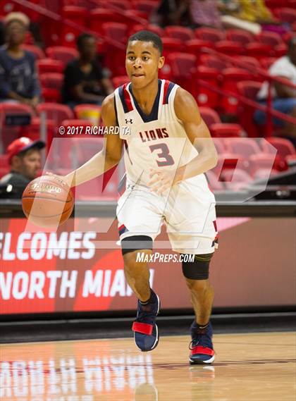 Thumbnail 2 in North Miami vs Westminster Academy (Hoophall Miami Invitational) photogallery.