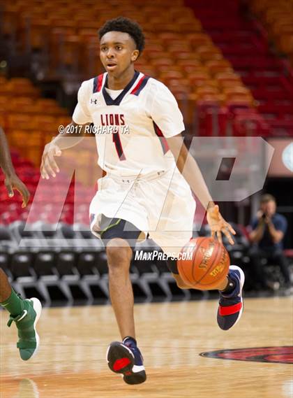 Thumbnail 1 in North Miami vs Westminster Academy (Hoophall Miami Invitational) photogallery.