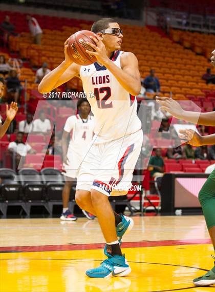 Thumbnail 2 in North Miami vs Westminster Academy (Hoophall Miami Invitational) photogallery.