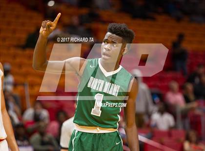Thumbnail 2 in North Miami vs Westminster Academy (Hoophall Miami Invitational) photogallery.