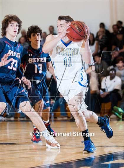 Thumbnail 3 in Beyer vs. El Camino Real (Modesto Christian Holiday Hoops Classic) photogallery.
