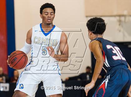 Thumbnail 2 in Beyer vs. El Camino Real (Modesto Christian Holiday Hoops Classic) photogallery.