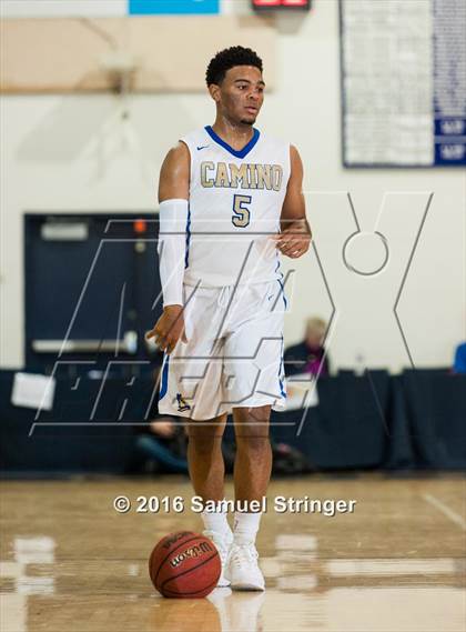 Thumbnail 2 in Beyer vs. El Camino Real (Modesto Christian Holiday Hoops Classic) photogallery.