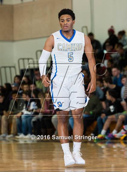 Thumbnail 2 in Beyer vs. El Camino Real (Modesto Christian Holiday Hoops Classic) photogallery.