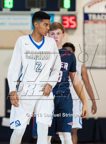 Thumbnail 2 in Beyer vs. El Camino Real (Modesto Christian Holiday Hoops Classic) photogallery.