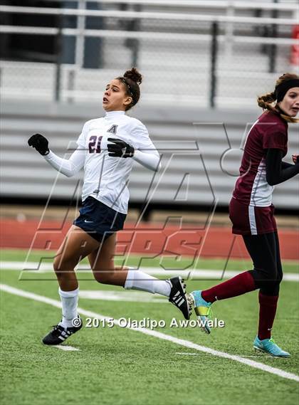 Thumbnail 3 in Allen vs Rowlett (Wylie ISD Andie Studley Memorial) photogallery.