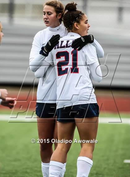 Thumbnail 3 in Allen vs Rowlett (Wylie ISD Andie Studley Memorial) photogallery.