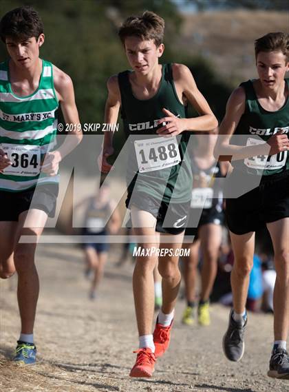 Thumbnail 2 in CIF Sac-Joaquin Section Cross Country Championships (D4&5 Boys) photogallery.