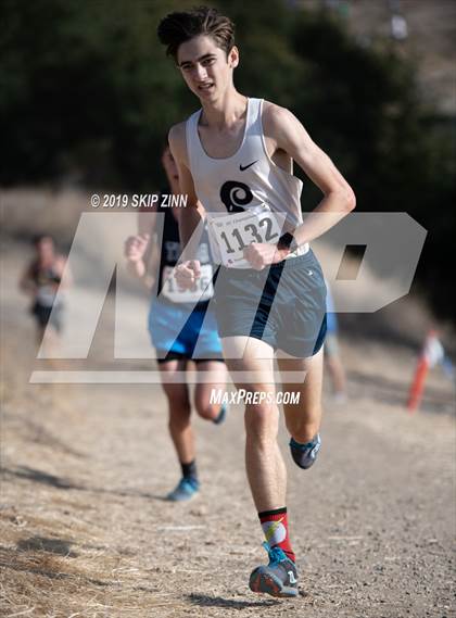 Thumbnail 2 in CIF Sac-Joaquin Section Cross Country Championships (D4&5 Boys) photogallery.