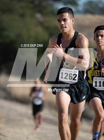 Thumbnail 3 in CIF Sac-Joaquin Section Cross Country Championships (D4&5 Boys) photogallery.