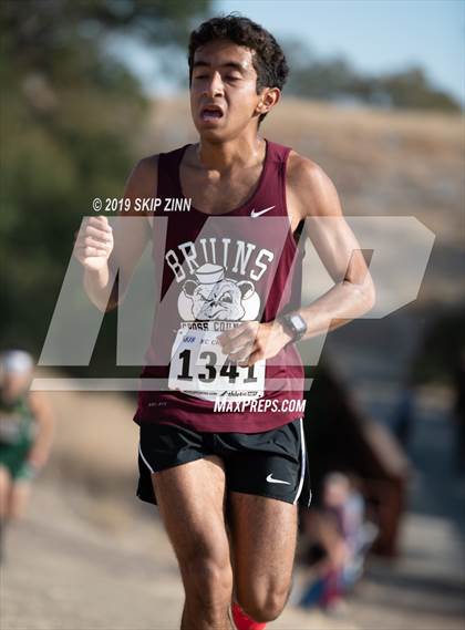 Thumbnail 2 in CIF Sac-Joaquin Section Cross Country Championships (D4&5 Boys) photogallery.