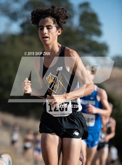 Thumbnail 1 in CIF Sac-Joaquin Section Cross Country Championships (D4&5 Boys) photogallery.