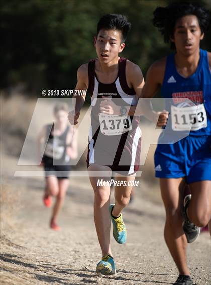 Thumbnail 1 in CIF Sac-Joaquin Section Cross Country Championships (D4&5 Boys) photogallery.
