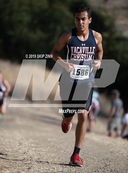 Thumbnail 2 in CIF Sac-Joaquin Section Cross Country Championships (D4&5 Boys) photogallery.