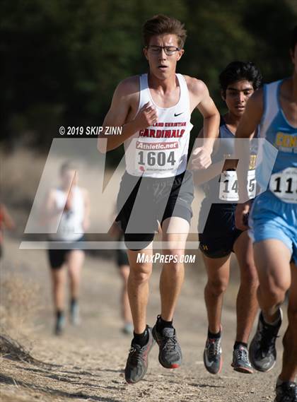 Thumbnail 3 in CIF Sac-Joaquin Section Cross Country Championships (D4&5 Boys) photogallery.