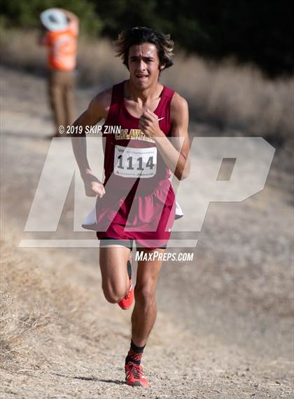 Thumbnail 2 in CIF Sac-Joaquin Section Cross Country Championships (D4&5 Boys) photogallery.