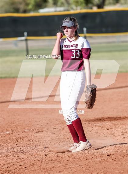 Thumbnail 2 in Yuma Catholic vs. Trivium Prep photogallery.