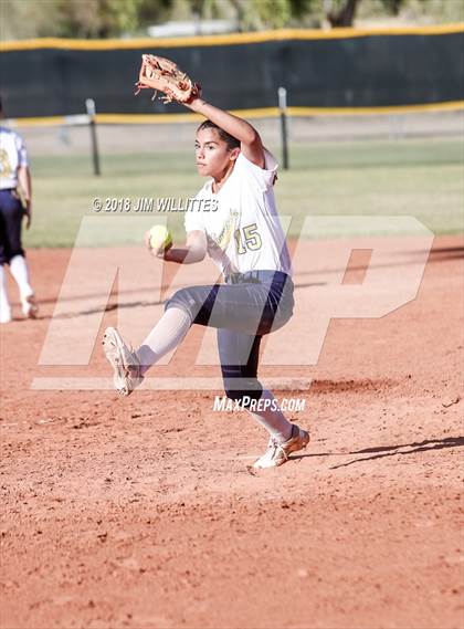Thumbnail 3 in Yuma Catholic vs. Trivium Prep photogallery.