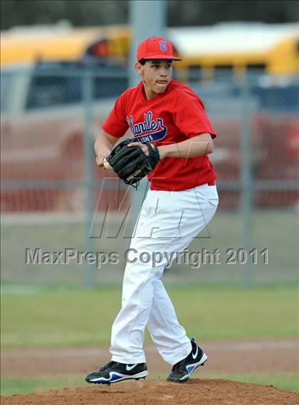 Thumbnail 2 in Van Alstyne vs. Chandler (GCEC Panther Classic) photogallery.