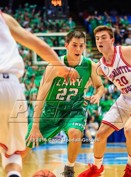 Thumbnail 2 in Cary vs. Charlotte Catholic (NCHSAA 4A Final) photogallery.