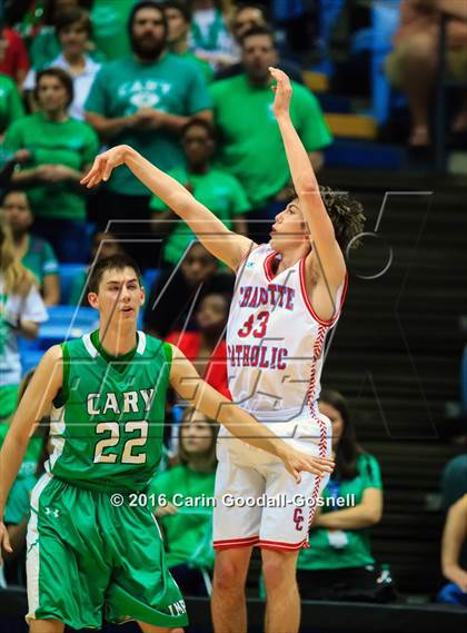 Thumbnail 2 in Cary vs. Charlotte Catholic (NCHSAA 4A Final) photogallery.