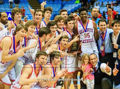 Thumbnail 1 in Cary vs. Charlotte Catholic (NCHSAA 4A Final) photogallery.
