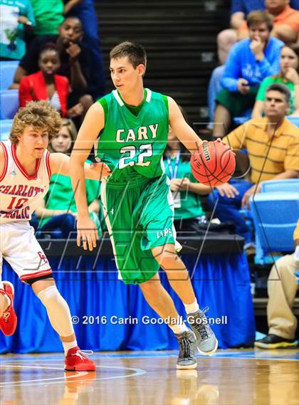 Thumbnail 3 in Cary vs. Charlotte Catholic (NCHSAA 4A Final) photogallery.