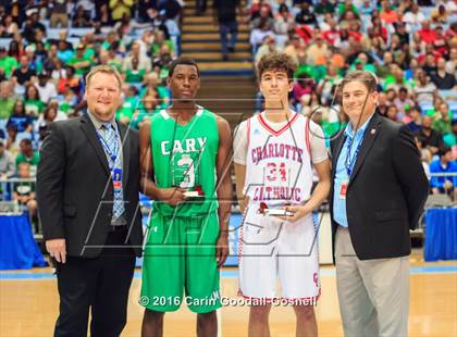 Thumbnail 3 in Cary vs. Charlotte Catholic (NCHSAA 4A Final) photogallery.
