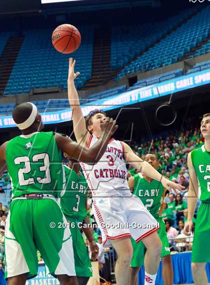 Thumbnail 2 in Cary vs. Charlotte Catholic (NCHSAA 4A Final) photogallery.