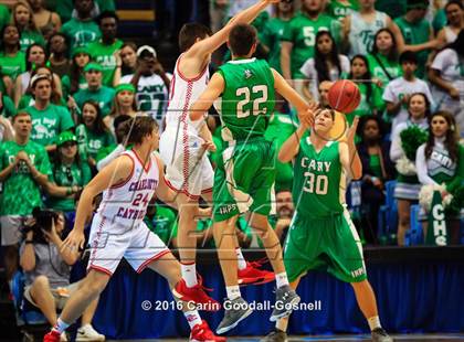 Thumbnail 3 in Cary vs. Charlotte Catholic (NCHSAA 4A Final) photogallery.