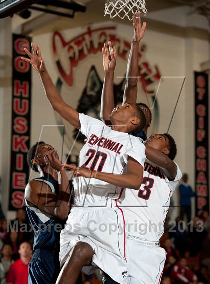 Thumbnail 1 in Silverado vs. Centennial (CIF SS Div 1AA Playoffs)  photogallery.