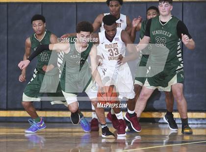 Thumbnail 3 in Mount Vernon vs Bishop Hendricken (New York Challenge) photogallery.