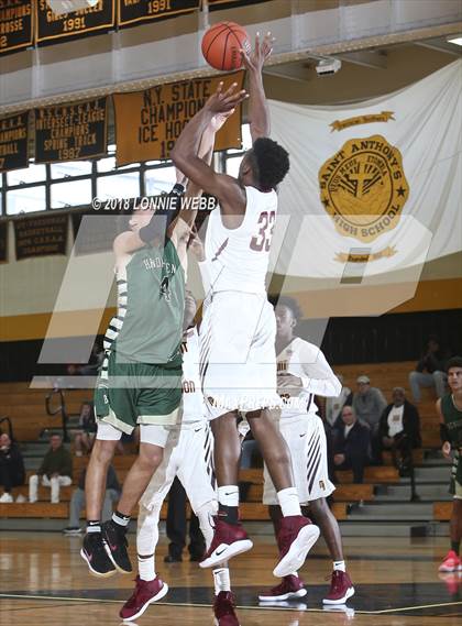 Thumbnail 1 in Mount Vernon vs Bishop Hendricken (New York Challenge) photogallery.