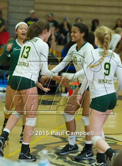 Thumbnail 2 in Horizon vs Xavier (Gilbert Invitational) photogallery.