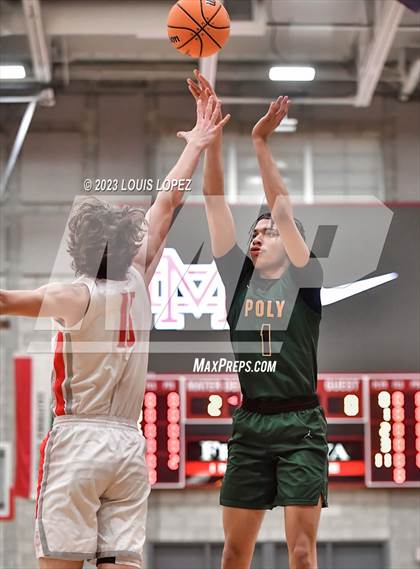 Thumbnail 3 in Long Beach Poly @ Mater Dei (CIF SS DIV 1 Playoff) photogallery.