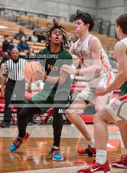 Thumbnail 2 in Long Beach Poly @ Mater Dei (CIF SS DIV 1 Playoff) photogallery.