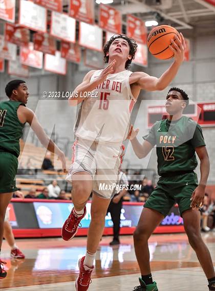 Thumbnail 2 in Long Beach Poly @ Mater Dei (CIF SS DIV 1 Playoff) photogallery.
