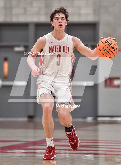 Thumbnail 1 in Long Beach Poly @ Mater Dei (CIF SS DIV 1 Playoff) photogallery.